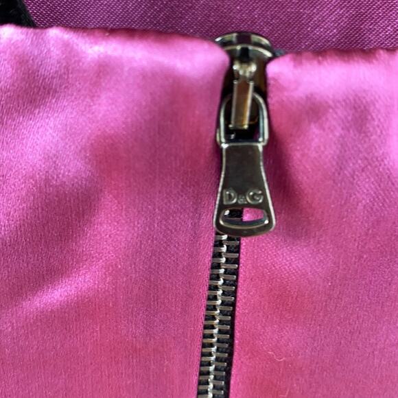 D&G Dolce & Gabbana Satin & Velvet Dress (IT 40 / US 4) - Picture 15 of 15